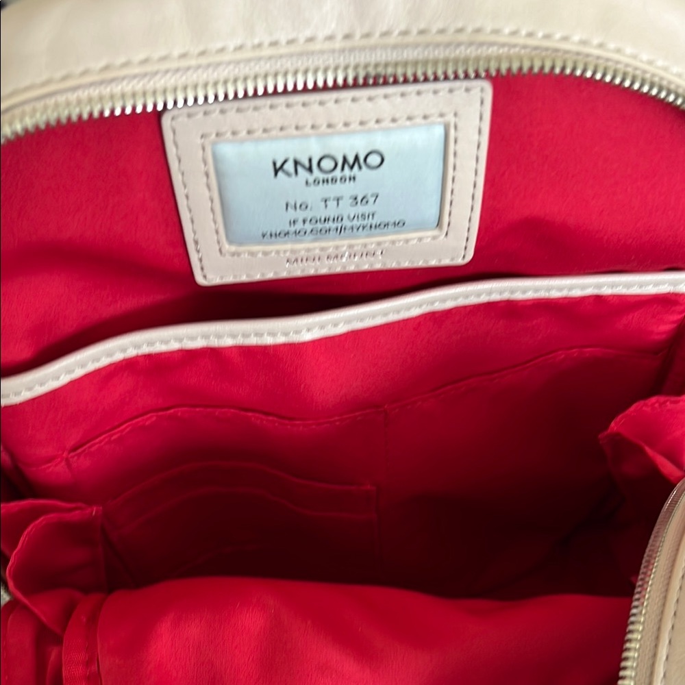 Knomo London Mini Mount Leather 10" Backpack Concrete - Picture 7 of 13